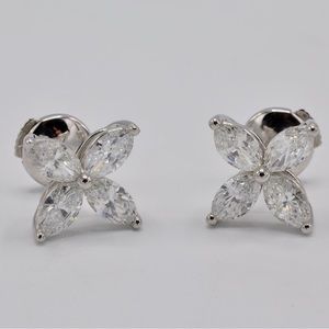 Tiffany & Co. Victoria large diamond earrings